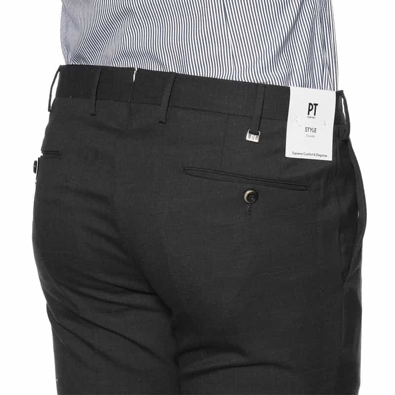PT TORINO PT TORINO<ピーティー トリノ> テーパードパンツ"SUPER SLIM" DARK GRAY