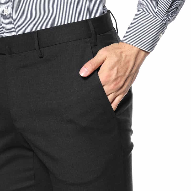 PT TORINO PT TORINO<ピーティー トリノ> テーパードパンツ"SUPER SLIM" DARK GRAY