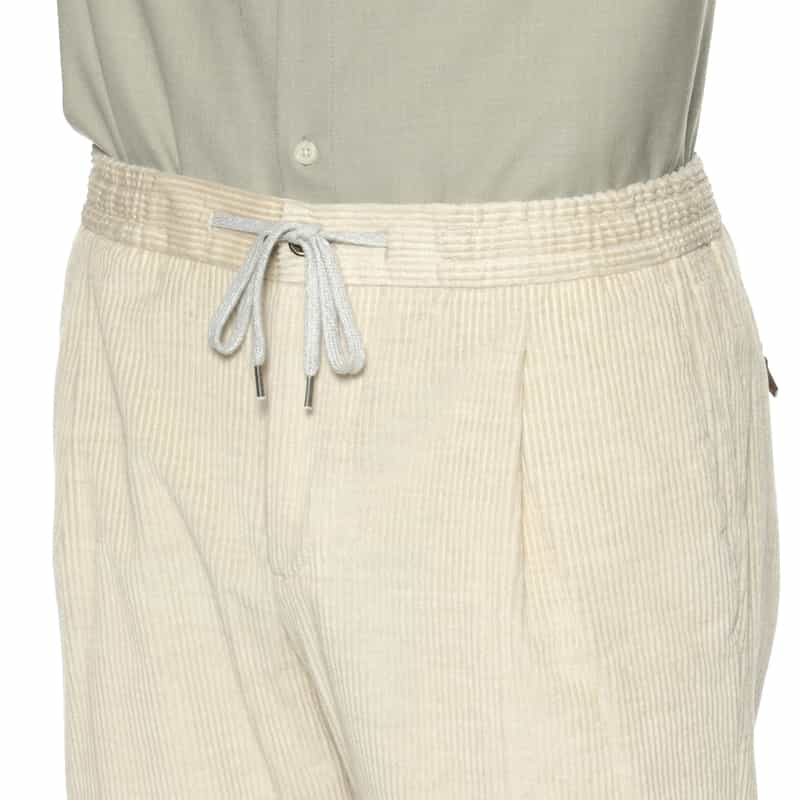 PT TORINO PT TORINO＜ピーティー トリノ＞ コーデュロイパンツ WHITE