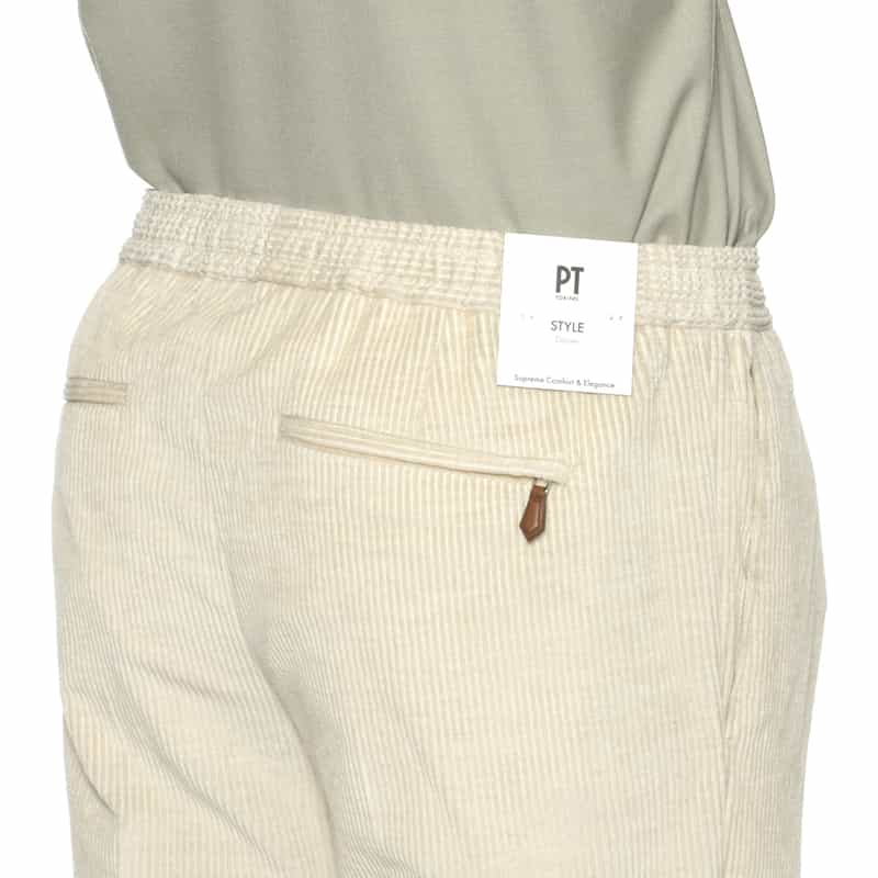 PT TORINO PT TORINO＜ピーティー トリノ＞ コーデュロイパンツ WHITE