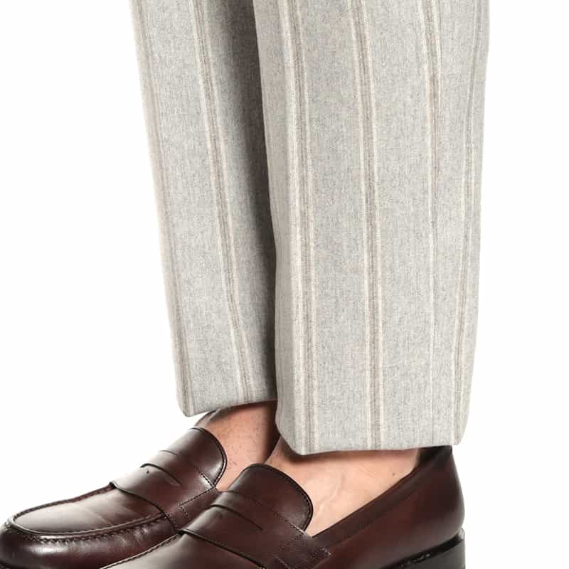 PT TORINO PT TORINO＜ピーティー トリノ＞ ストライプ柄スリムパンツ IVORY