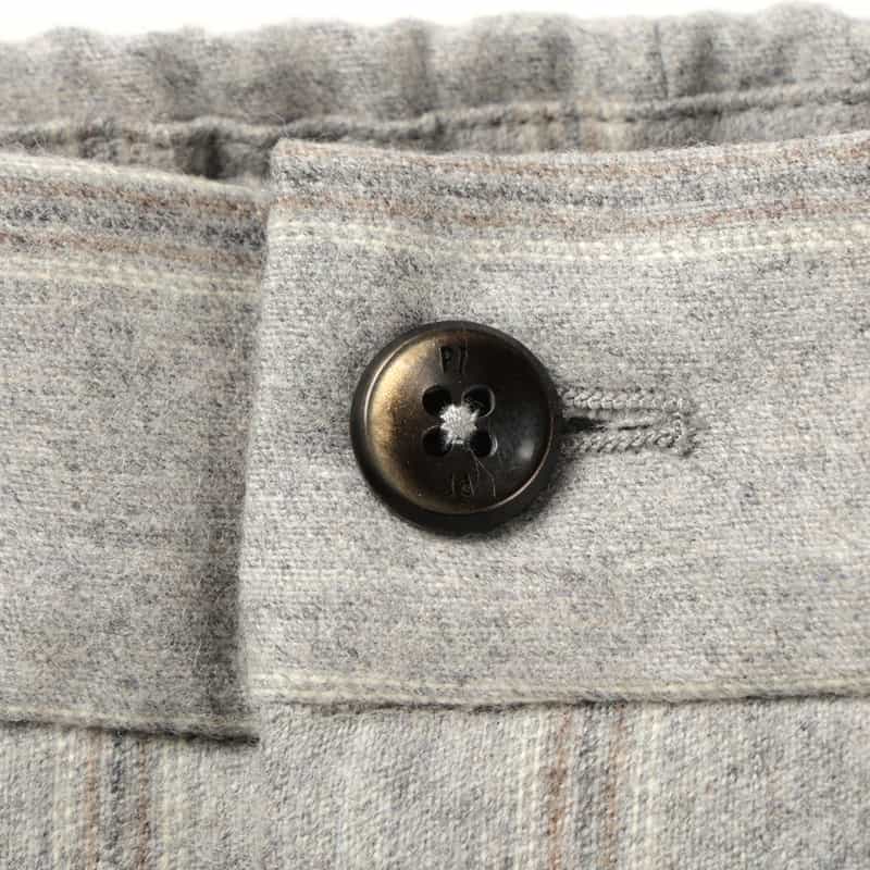 PT TORINO PT TORINO＜ピーティー トリノ＞ ストライプ柄スリムパンツ IVORY