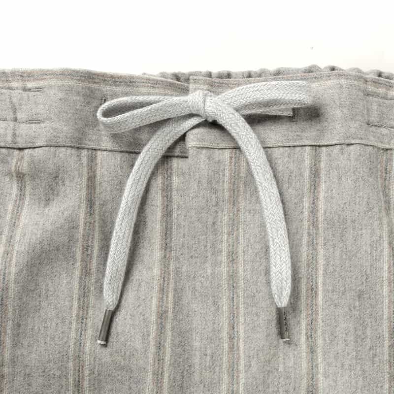 PT TORINO PT TORINO＜ピーティー トリノ＞ ストライプ柄スリムパンツ IVORY