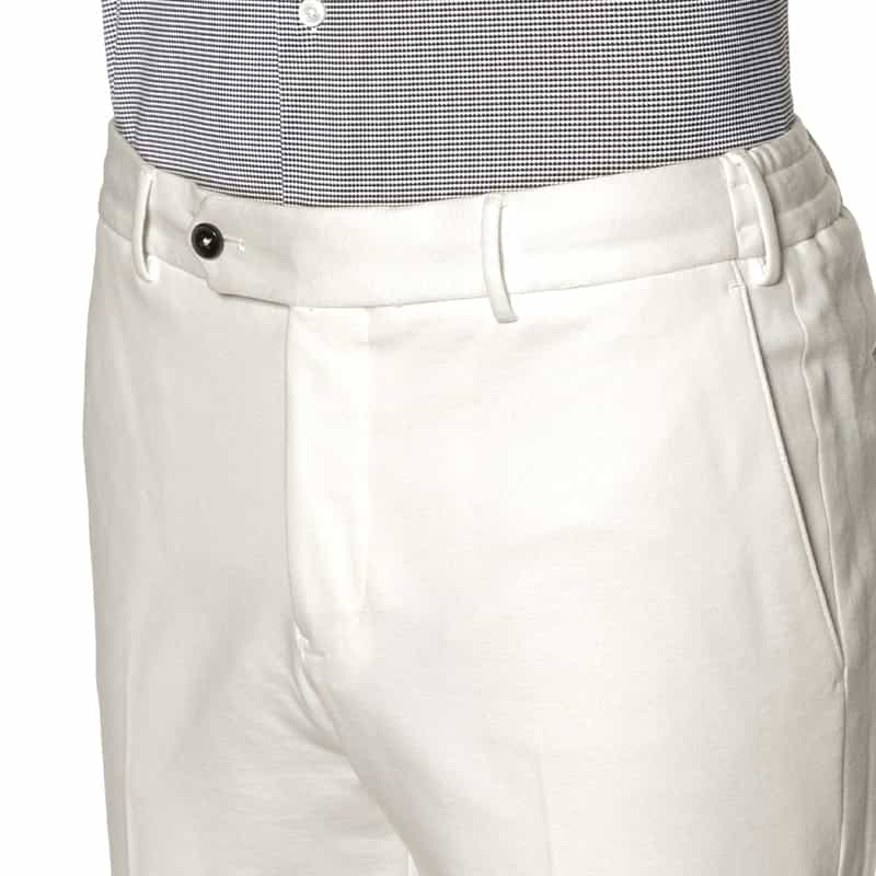 PT TORINO PT TORINO＜ピーティー トリノ＞ ストレッチパンツ"SLIM JOGGER" WHITE