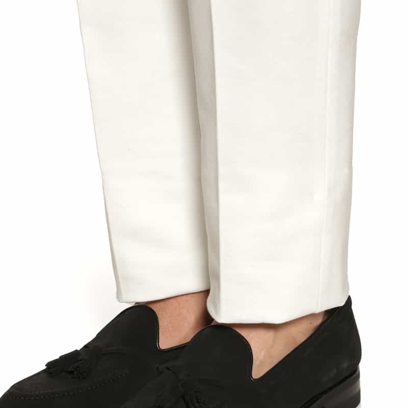 PT TORINO PT TORINO＜ピーティー トリノ＞ ストレッチパンツ"SLIM JOGGER" WHITE