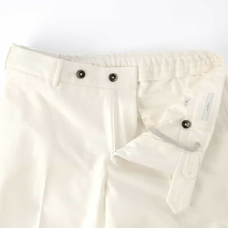 PT TORINO PT TORINO＜ピーティー トリノ＞ ストレッチパンツ"SLIM JOGGER" WHITE