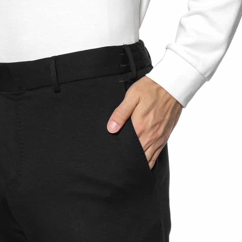 PT TORINO PT TORINO＜ピーティー トリノ＞ ストレッチパンツ"SLIM JOGGER" BLACK