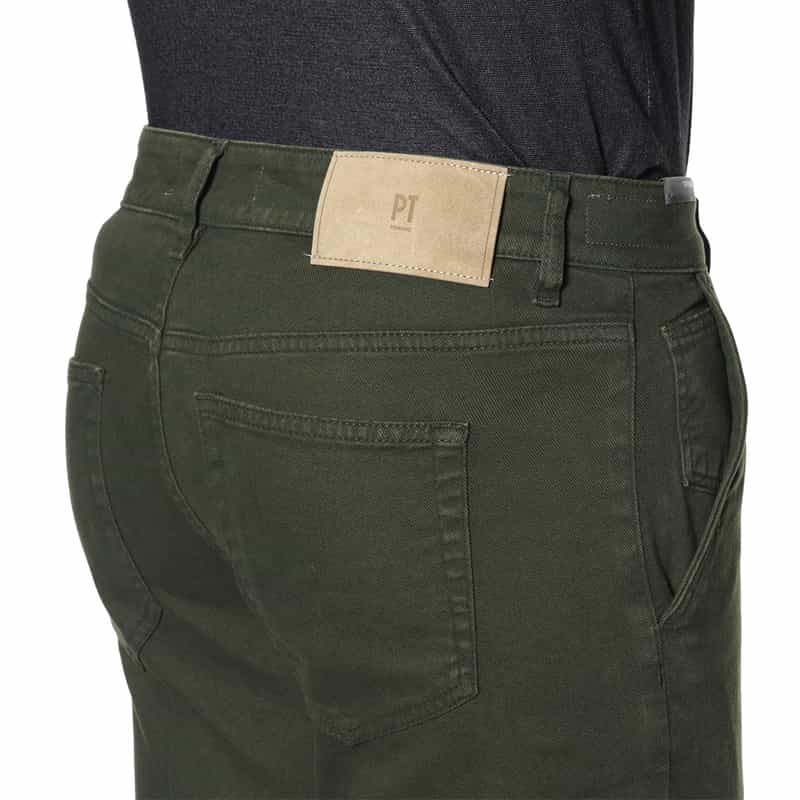 PT TORINO DENIM PT TORINO DENIM＜ピーティー トリノ デニム＞ スリムパンツ"INDIE" KHAKI