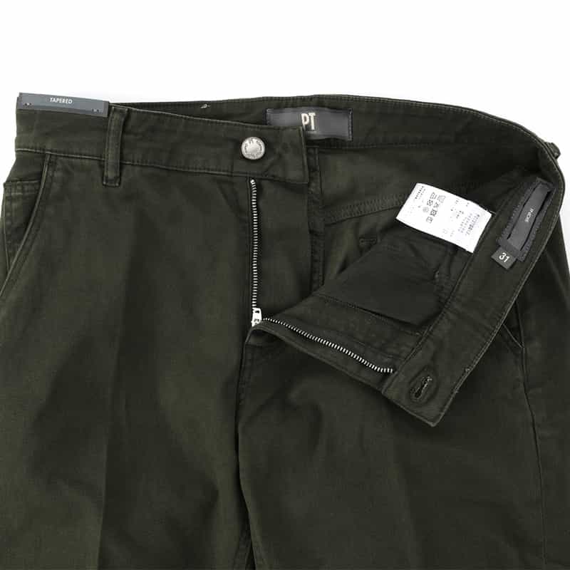 PT TORINO DENIM PT TORINO DENIM＜ピーティー トリノ デニム＞ スリムパンツ"INDIE" KHAKI