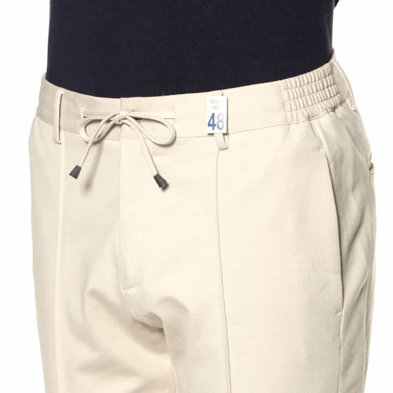 GIABSARCHIVIO GIABSARCHIVIO＜ジャブスアルキヴィオ＞ ストレッチパンツ"MASACCIO" IVORY