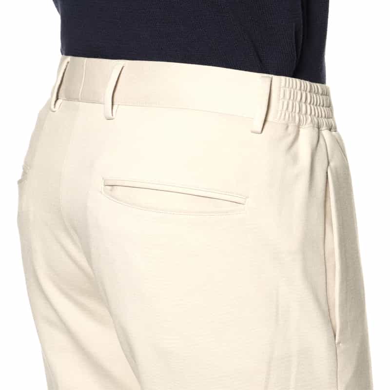 GIABSARCHIVIO GIABSARCHIVIO＜ジャブスアルキヴィオ＞ ストレッチパンツ"MASACCIO" IVORY