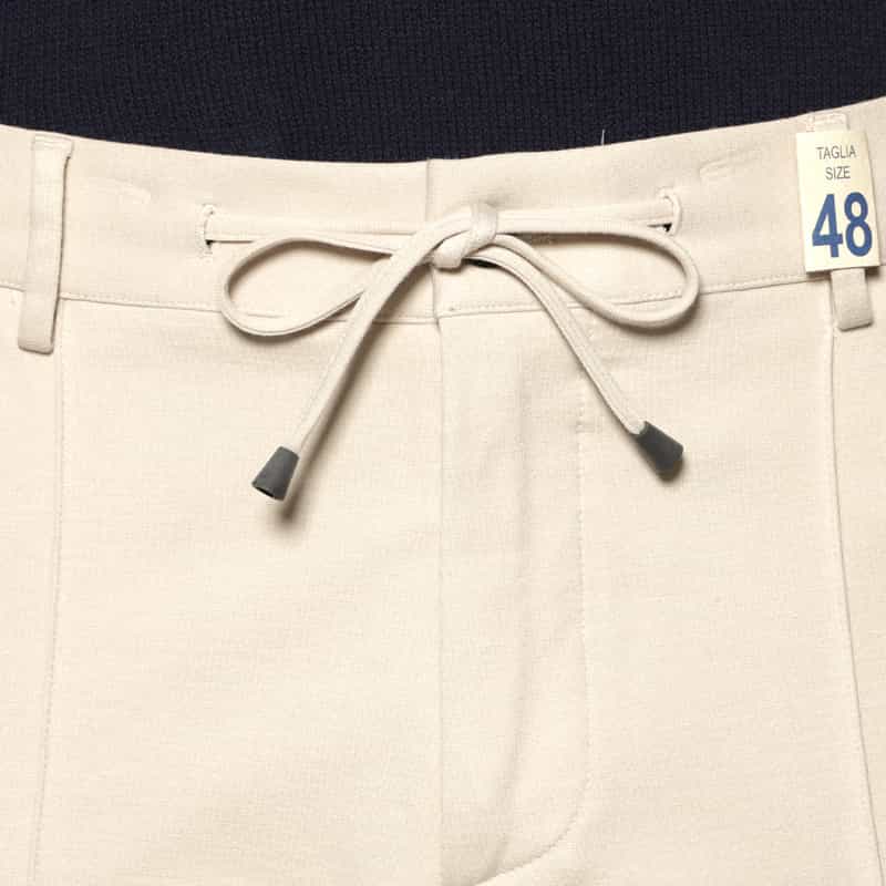 GIABSARCHIVIO GIABSARCHIVIO＜ジャブスアルキヴィオ＞ ストレッチパンツ"MASACCIO" IVORY