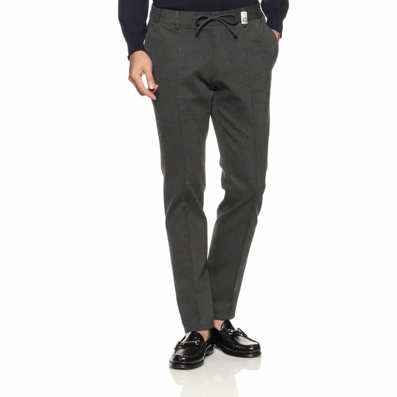 GIABSARCHIVIO GIABSARCHIVIO＜ジャブスアルキヴィオ＞ ストレッチパンツ"MASACCIO" DARK GRAY