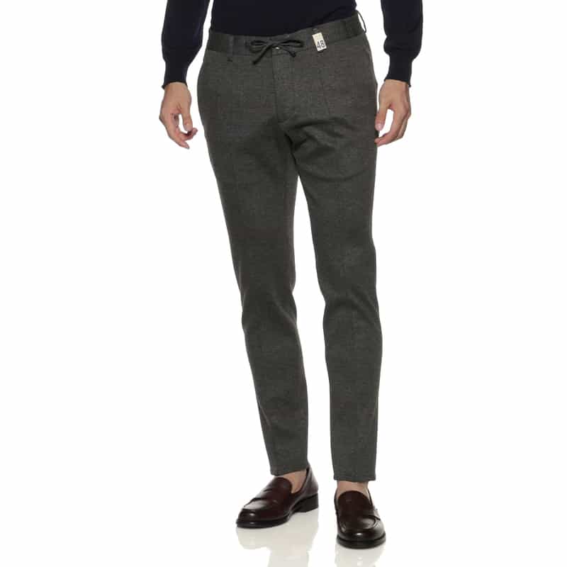 GIABSARCHIVIO GIABSARCHIVIO＜ジャブスアルキヴィオ＞ ストレッチパンツ"MASACCIO" DARK GRAY