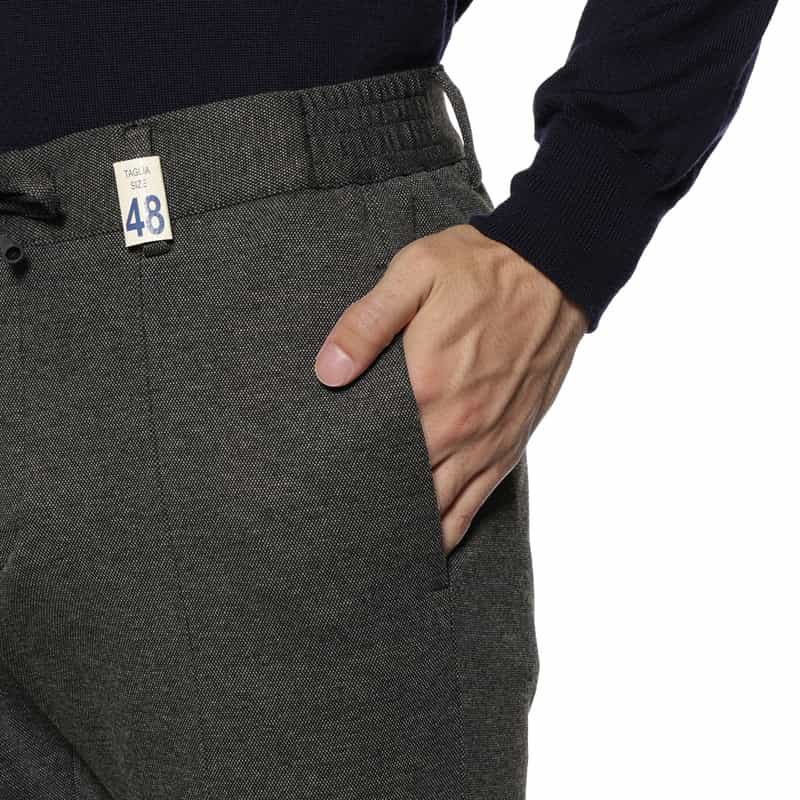 GIABSARCHIVIO GIABSARCHIVIO<ジャブスアルキヴィオ> ストレッチパンツ"MASACCIO" DARK GRAY