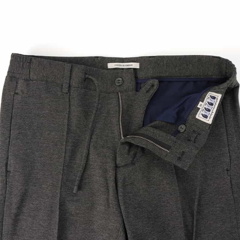 GIABSARCHIVIO GIABSARCHIVIO<ジャブスアルキヴィオ> ストレッチパンツ"MASACCIO" DARK GRAY