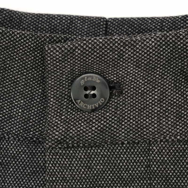 GIABSARCHIVIO GIABSARCHIVIO<ジャブスアルキヴィオ> ストレッチパンツ"MASACCIO" DARK GRAY