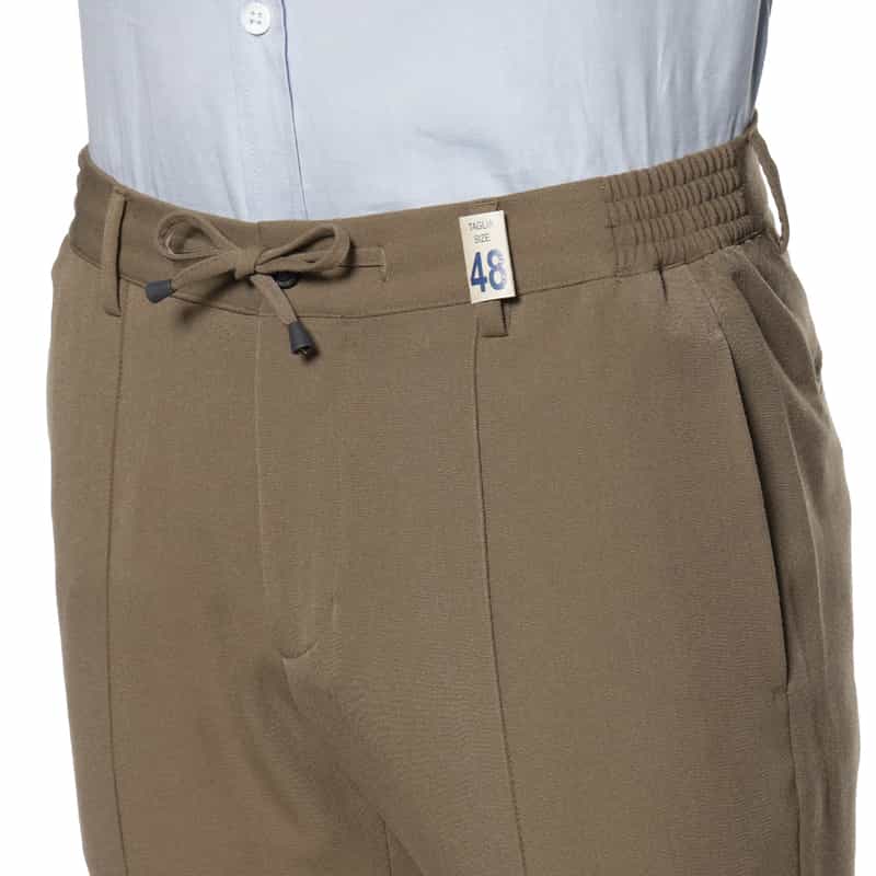 GIABSARCHIVIO GIABSARCHIVIO<ジャブスアルキヴィオ> ストレッチパンツ"MASACCIO" CAMEL