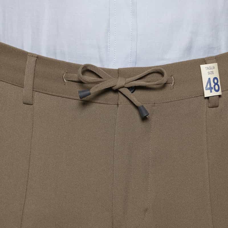 GIABSARCHIVIO GIABSARCHIVIO<ジャブスアルキヴィオ> ストレッチパンツ"MASACCIO" CAMEL