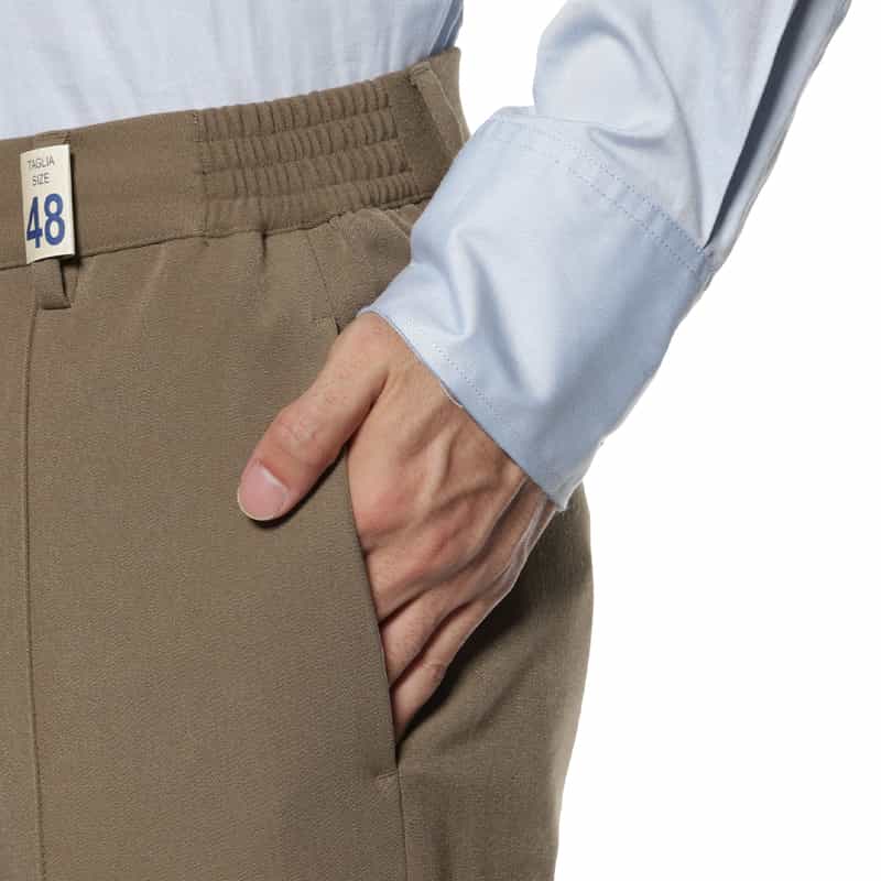 GIABSARCHIVIO GIABSARCHIVIO<ジャブスアルキヴィオ> ストレッチパンツ"MASACCIO" CAMEL