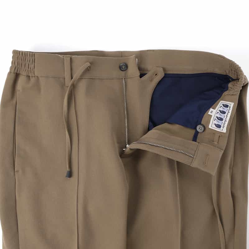 GIABSARCHIVIO GIABSARCHIVIO<ジャブスアルキヴィオ> ストレッチパンツ"MASACCIO" CAMEL