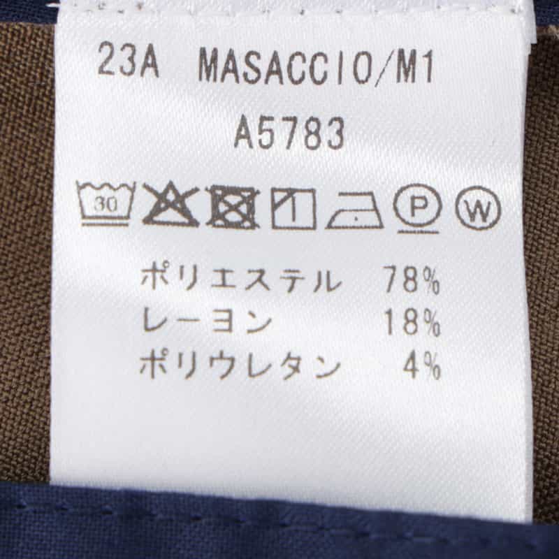 GIABSARCHIVIO GIABSARCHIVIO<ジャブスアルキヴィオ> ストレッチパンツ"MASACCIO" CAMEL