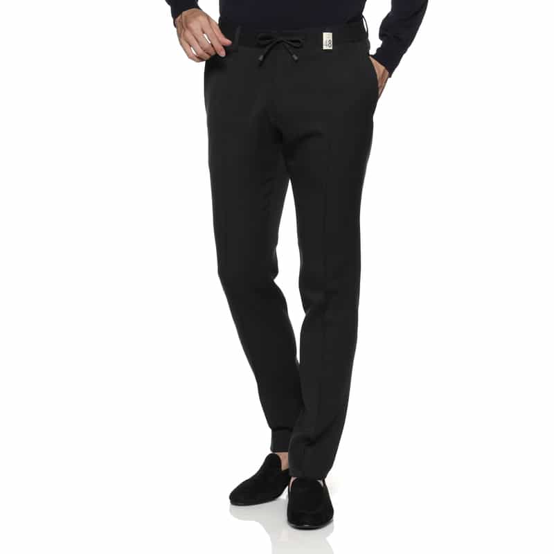 GIABSARCHIVIO GIABSARCHIVIO<ジャブスアルキヴィオ> ストレッチパンツ"MASACCIO" BLACK