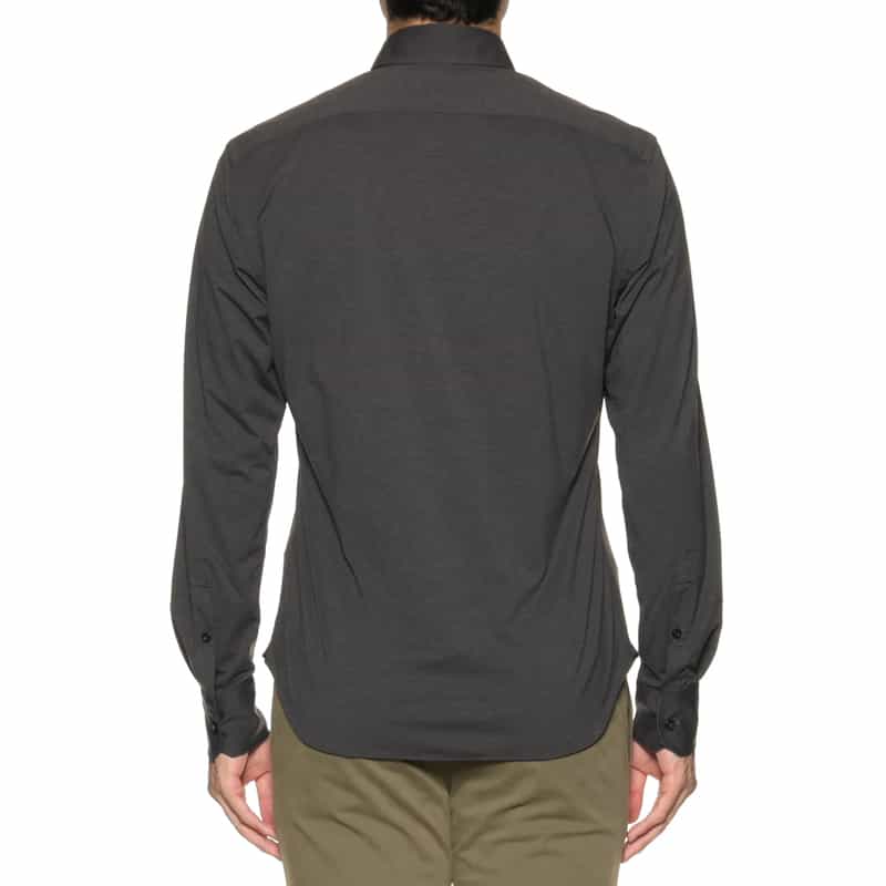 XACUS XACUS＜ザッカス＞ ソリッドシャツ DARK GRAY