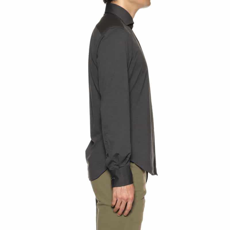 XACUS XACUS＜ザッカス＞ ソリッドシャツ DARK GRAY