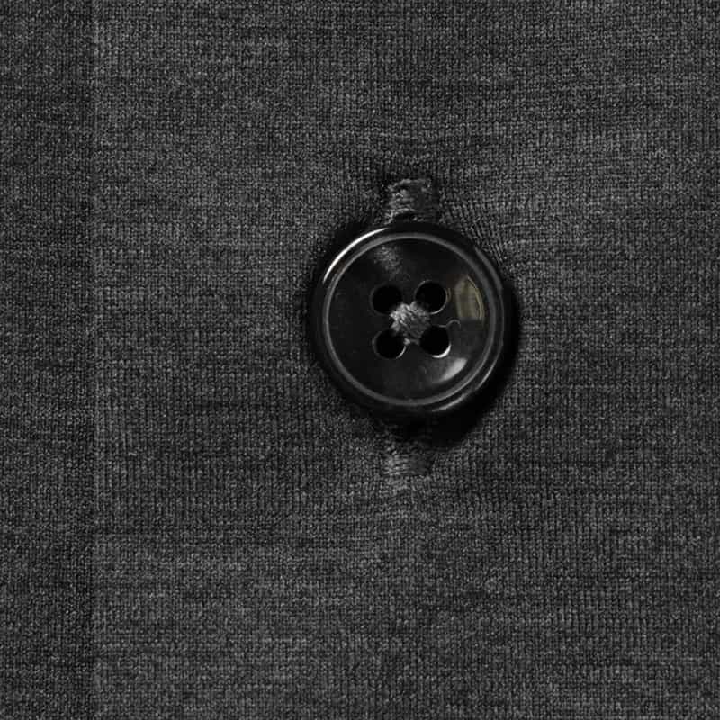 XACUS XACUS＜ザッカス＞ ソリッドシャツ DARK GRAY