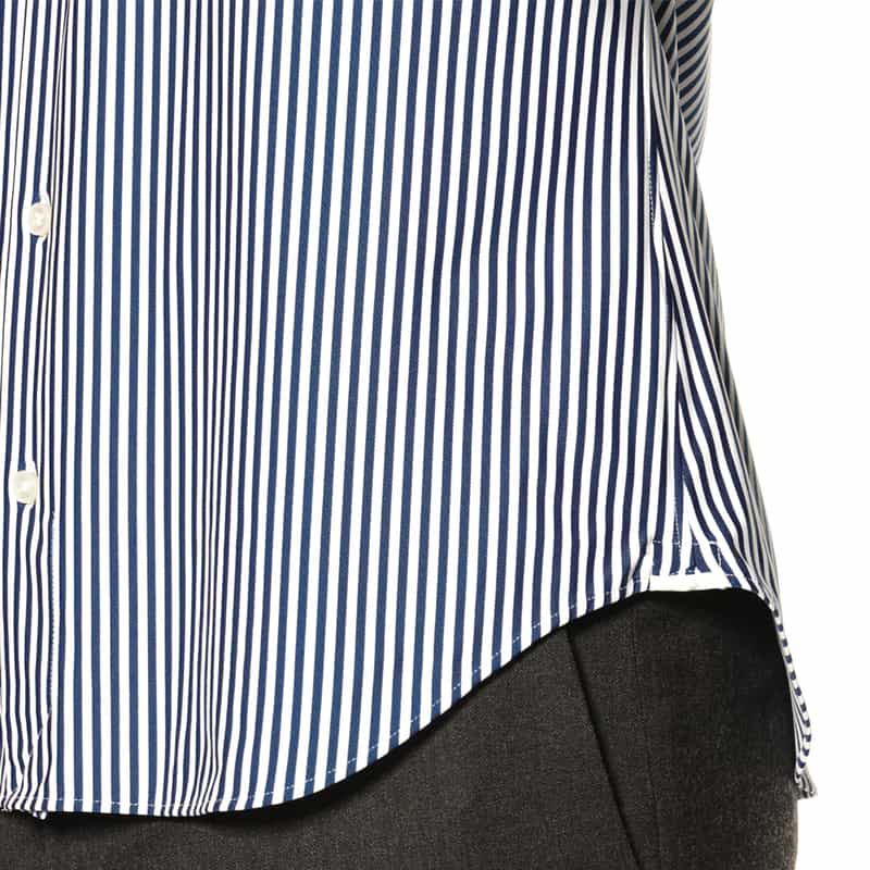 XACUS XACUS＜ザッカス＞ ストライプシャツ NAVY