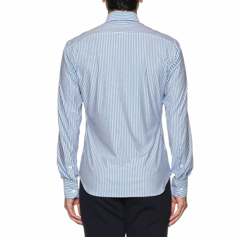 XACUS XACUS＜ザッカス＞ ストライプシャツ BLUE