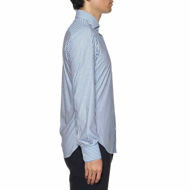 XACUS XACUS＜ザッカス＞ ストライプシャツ BLUE