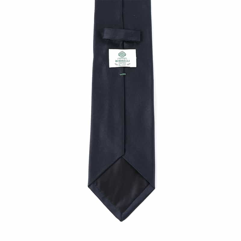 LUIGI  BORRELLI LUIGI BORRELLI＜ルイジボレッリ＞ ソリッドタイ NAVY