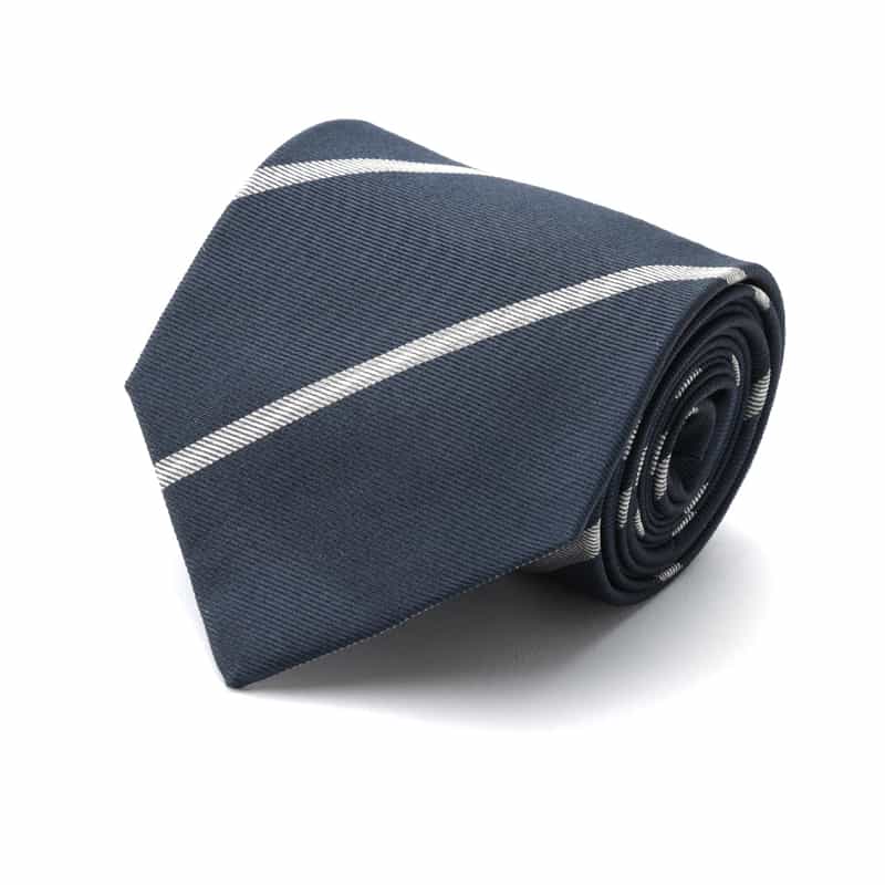 LUIGI  BORRELLI LUIGI BORRELLI＜ルイジボレッリ＞ ストライプ柄タイ NAVY