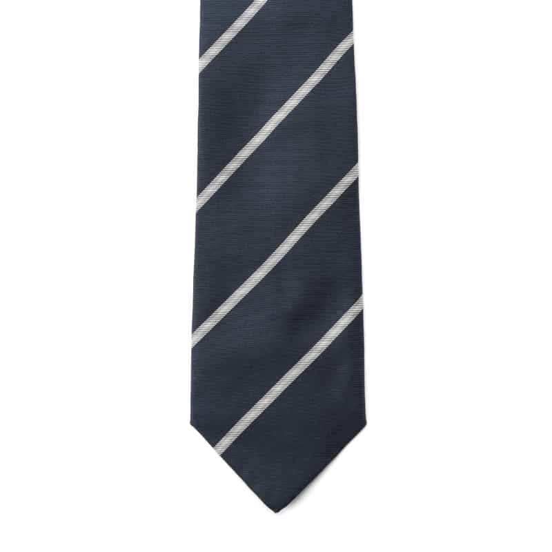 LUIGI  BORRELLI LUIGI BORRELLI＜ルイジボレッリ＞ ストライプ柄タイ NAVY