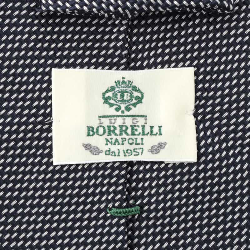 LUIGI  BORRELLI LUIGI BORRELLI＜ルイジボレッリ＞ ソリッドタイ NAVY