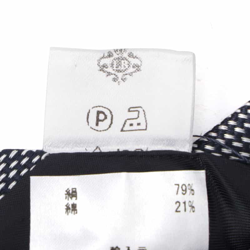 LUIGI  BORRELLI LUIGI BORRELLI＜ルイジボレッリ＞ ソリッドタイ NAVY