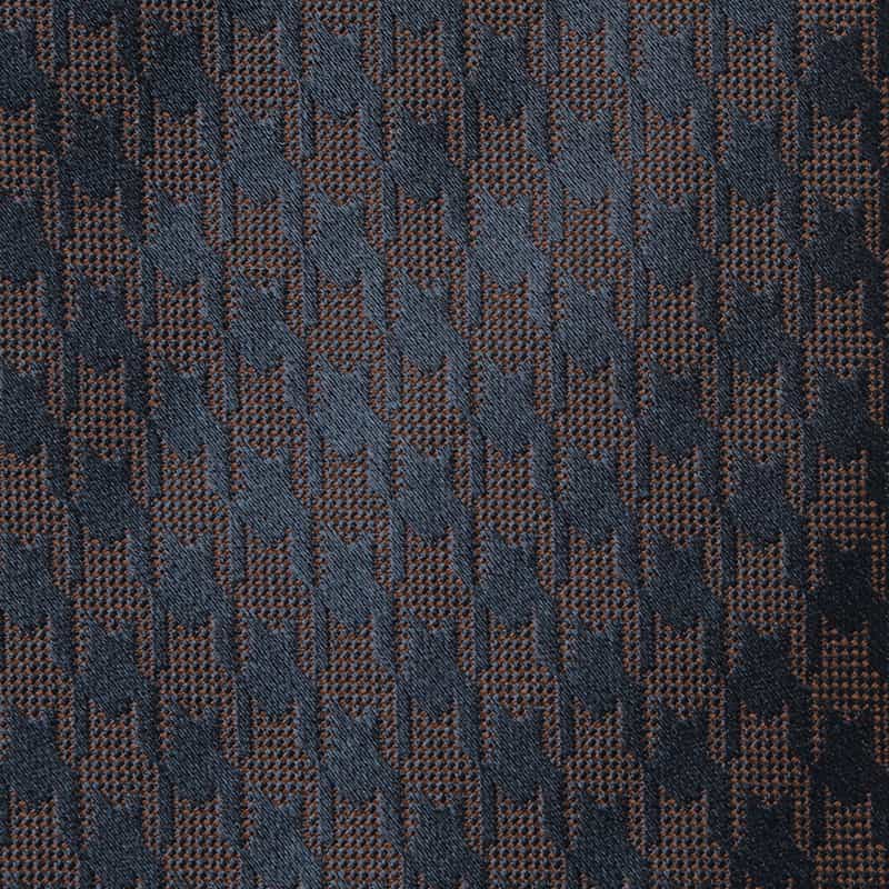 LUIGI  BORRELLI LUIGI BORRELLI＜ルイジボレッリ＞ 千鳥柄タイ BROWN