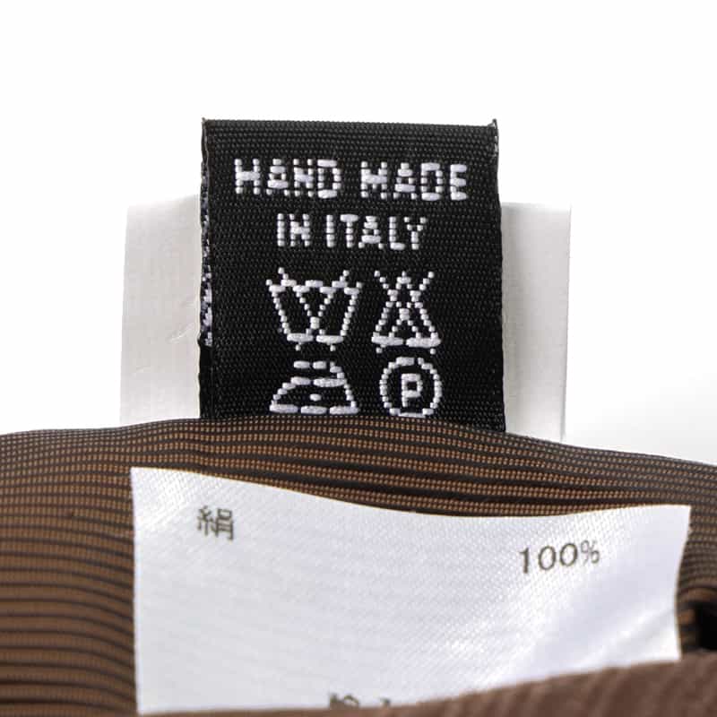 LUIGI  BORRELLI LUIGI BORRELLI＜ルイジボレッリ＞ ストライプ柄タイ WHITE