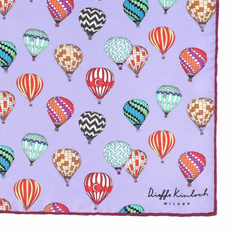 DIEFFE KINLOCH DIEFFE KINLOCH＜ディエッフェ キンロック＞ ポケットチーフ PURPLE