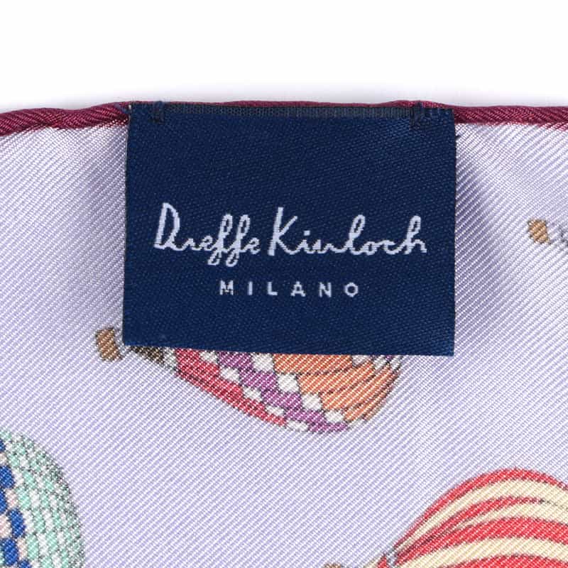 DIEFFE KINLOCH DIEFFE KINLOCH＜ディエッフェ キンロック＞ ポケットチーフ PURPLE