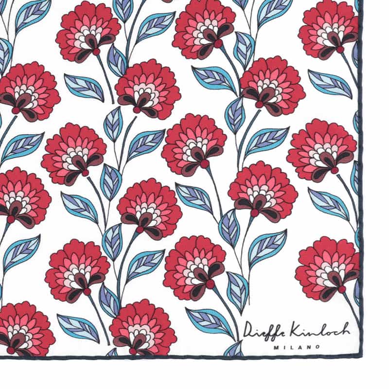 DIEFFE KINLOCH DIEFFE KINLOCH＜ディエッフェ キンロック＞ ポケットチーフ WHITE