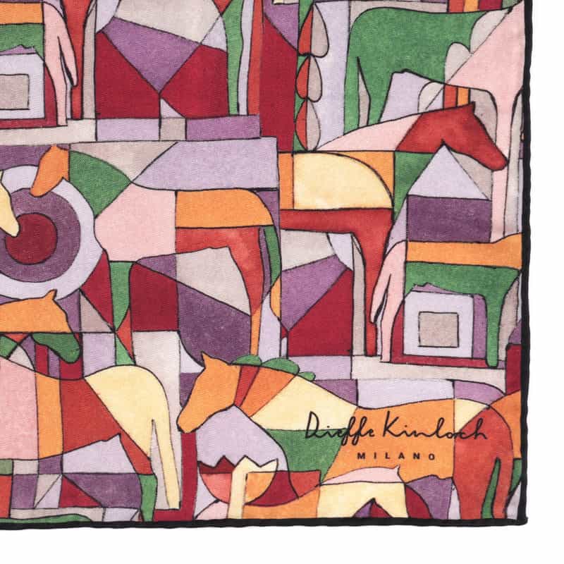 DIEFFE KINLOCH DIEFFE KINLOCH＜ディエッフェ キンロック＞ ポケットチーフ PURPLE