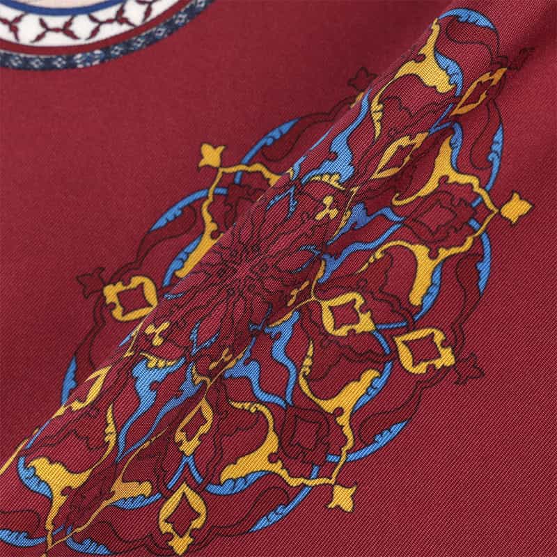 DIEFFE KINLOCH DIEFFE KINLOCH＜ディエッフェ キンロック＞ ポケットチーフ WINE