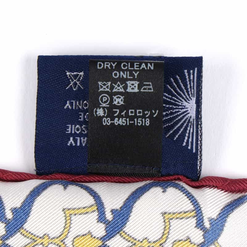 DIEFFE KINLOCH DIEFFE KINLOCH＜ディエッフェ キンロック＞ ポケットチーフ WINE