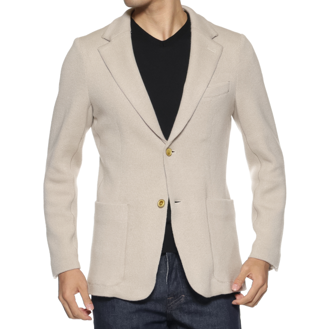 LUNAUL＜ルナル＞ カシミヤテーラードジャケット