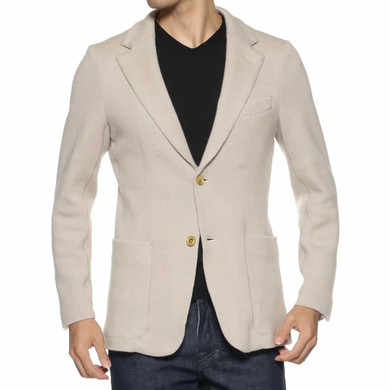 LUNAUL LUNAUL<ルナル> カシミヤテーラードジャケット BEIGE