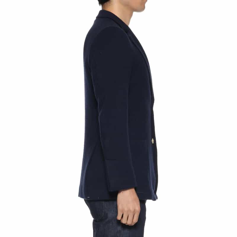 LUNAUL LUNAUL<ルナル> カシミヤテーラードジャケット NAVY