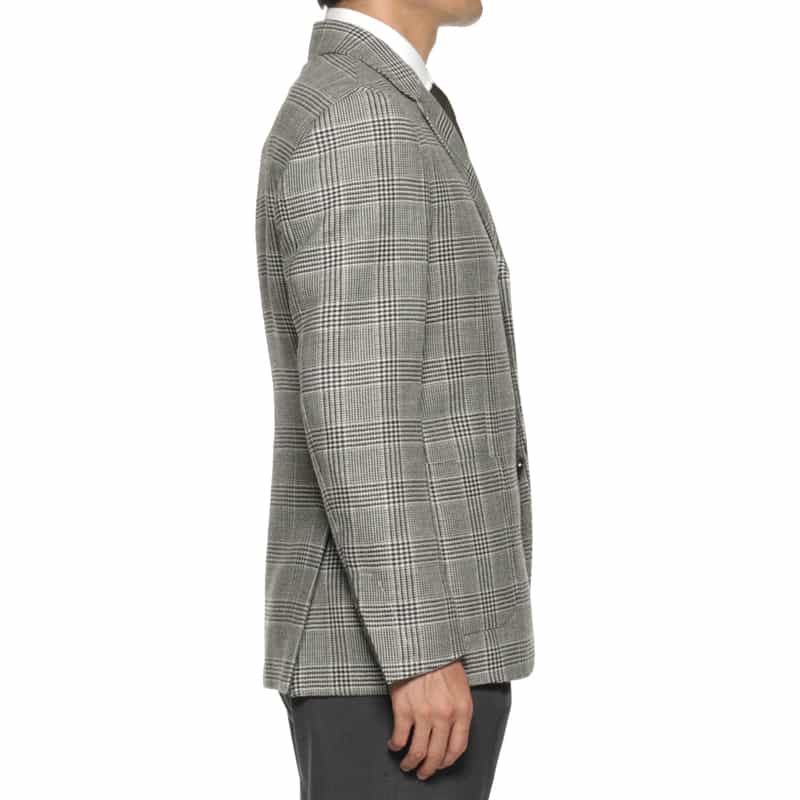 LARDINI LARDINI＜ラルディーニ＞ グレンチェック柄ジャケット BLACK